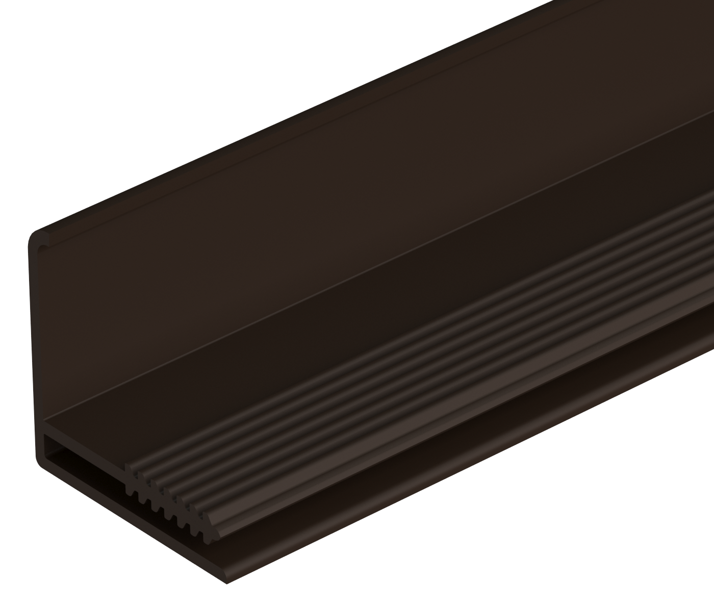 Виниловый сайдинг - Accessories - LUX stone - FACADE L-STRIP 35 MM(STEIN, FELS, STERN, SLATE) - Facade L-Strip 35 mm (STEIN, FELS, STERN, KLINKER, SLATE) Chocolate