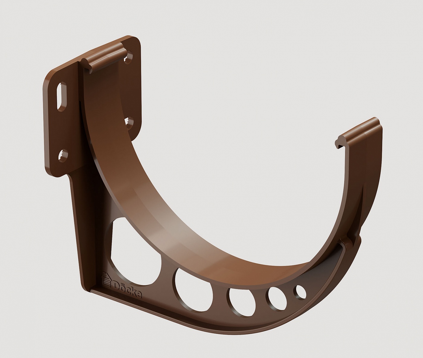 Водостоки - STANDARD SERIES Light brown RAL 8019 - Elements of the drainage system - Gutter bracket (PVC)