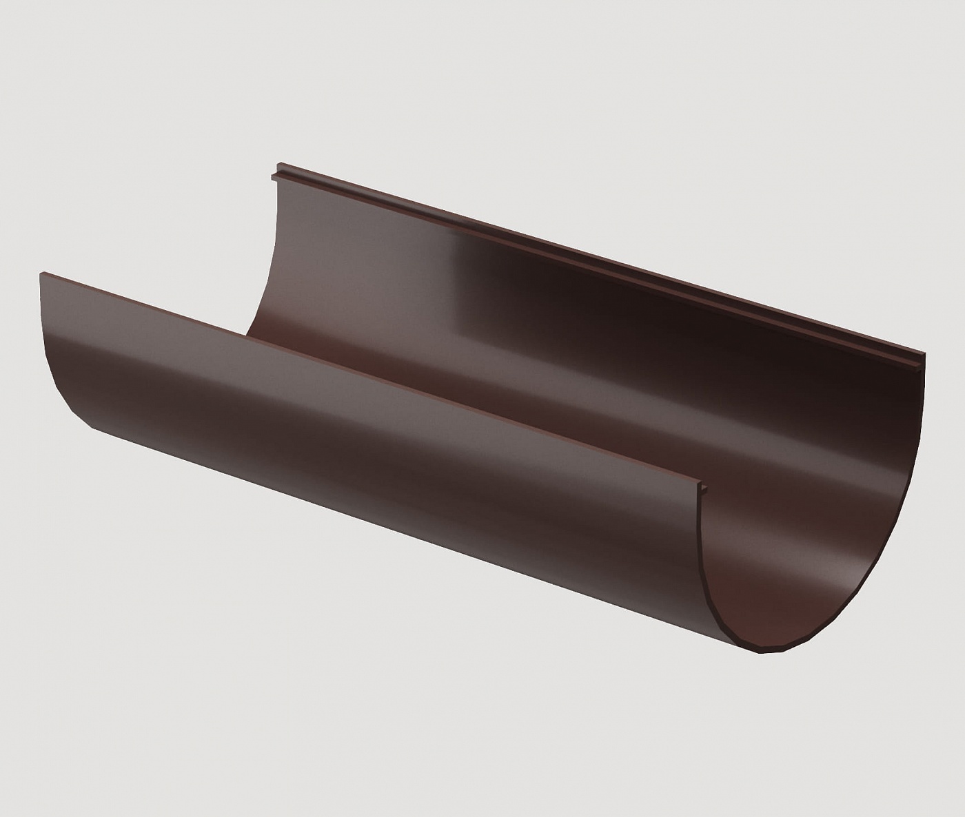 Водостоки - STANDARD SERIES Dark brown RAL 8017 - Elements of the drainage system - Gutter 3m