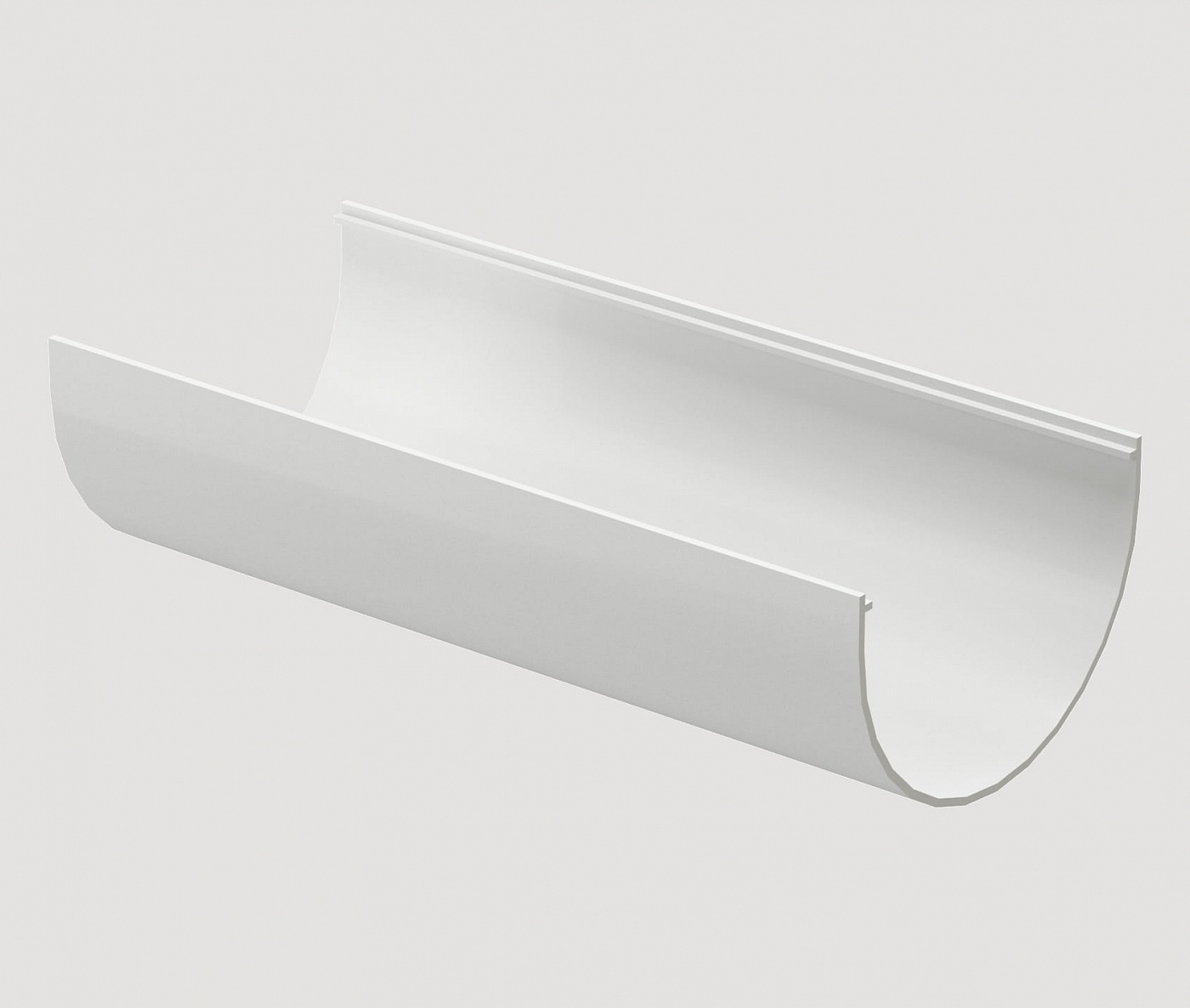 Водостоки - STANDARD SERIES White RAL 9003 - Elements of the drainage system - Gutter 3m