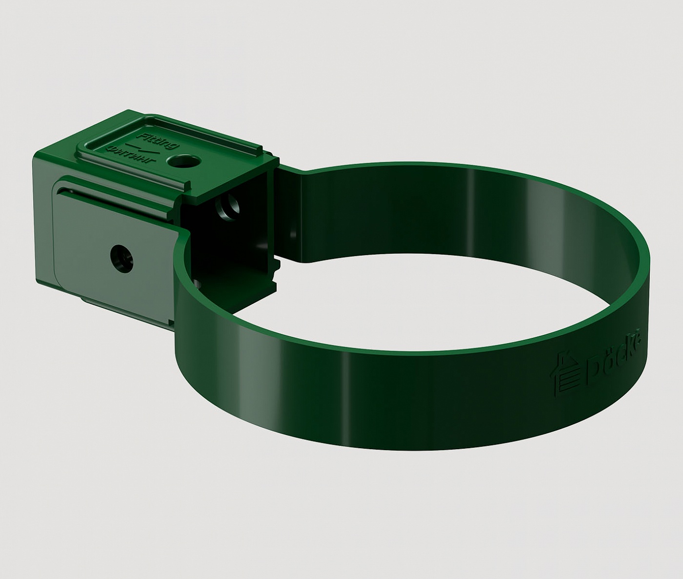Водостоки - STANDARD SERIES Green RAL 6005 - Elements of the drainage system - Universal clamp