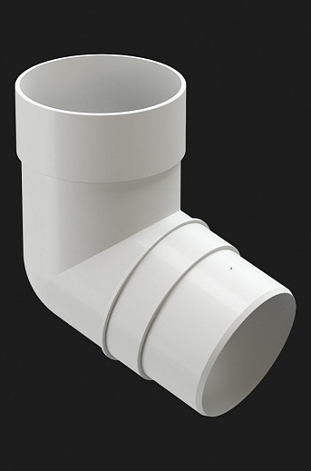 Pipe elbow 72˚, (RAL 9003)