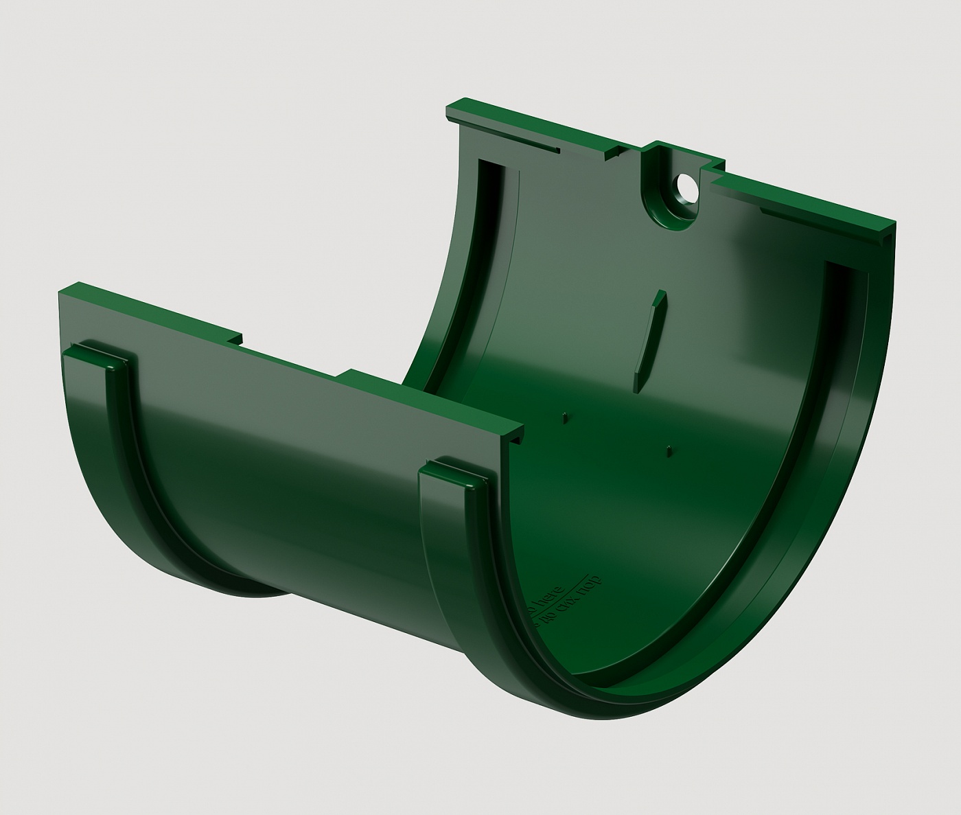 Водостоки - STANDARD SERIES Green RAL 6005 - Elements of the drainage system - Gutter connector