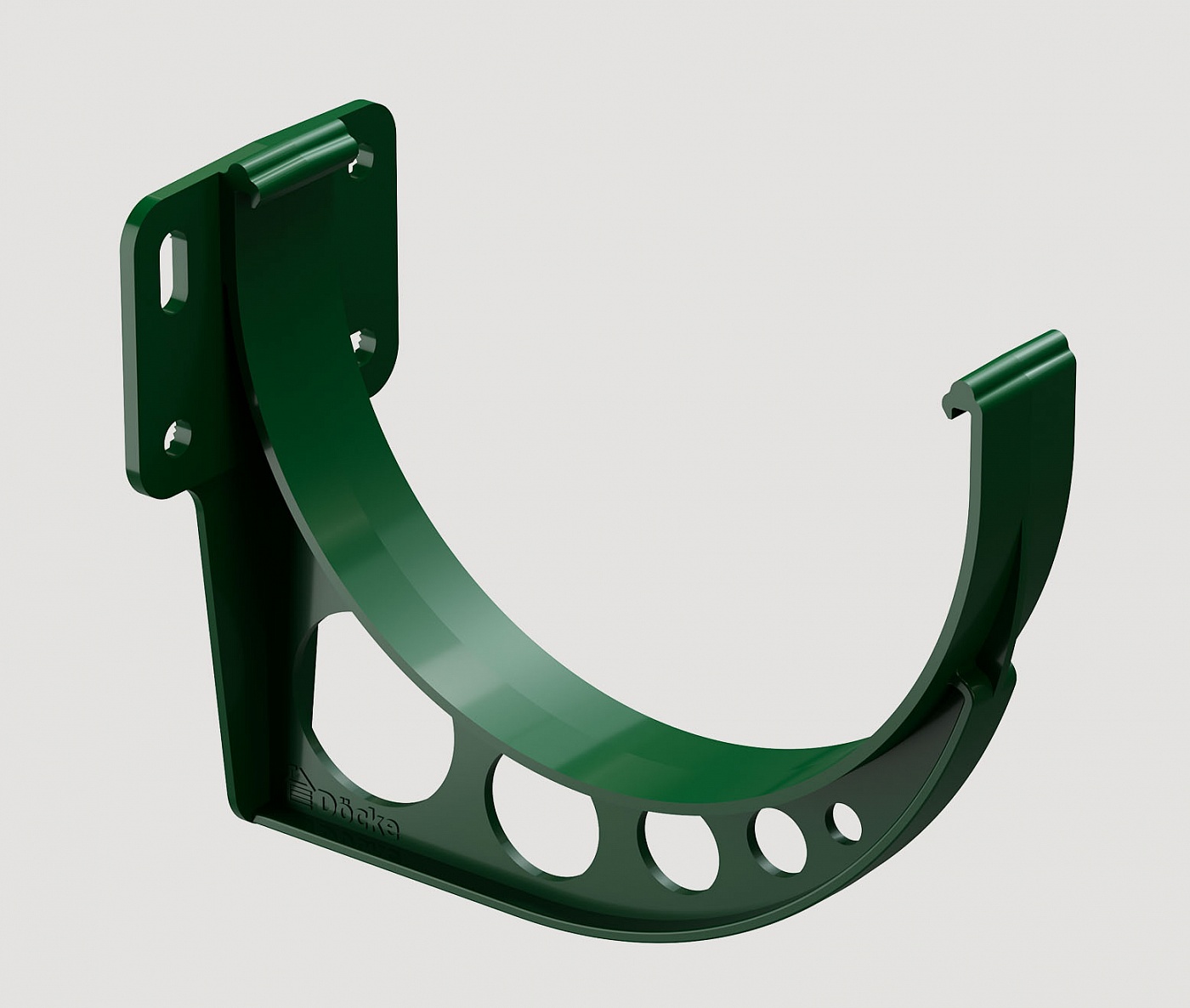 Водостоки - STANDARD SERIES Green RAL 6005 - Elements of the drainage system - Gutter bracket (PVC)