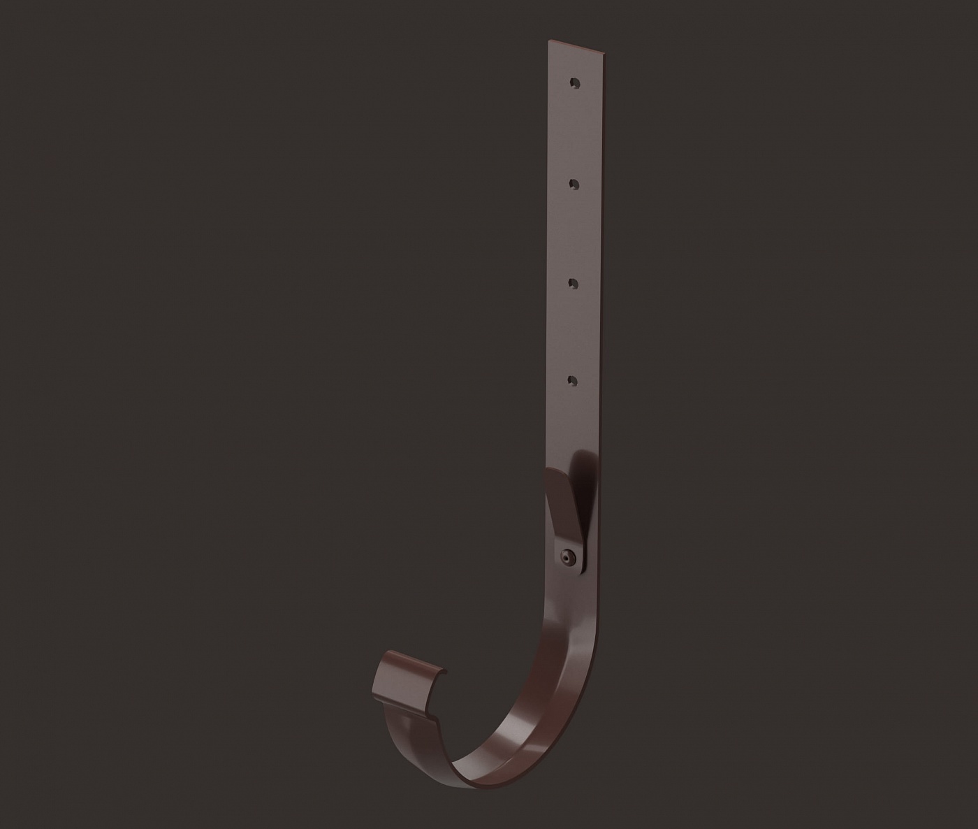 Водостоки - LUX SERIES Chocolate RAL 8019 - Elements of the drainage system - Gutter metal bracket