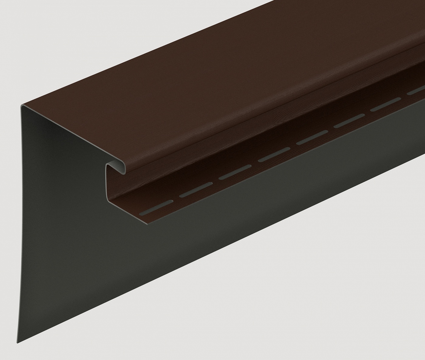 Виниловый сайдинг - Accessories - LUX stone - FACADE WINDOW TRIM 230 MM - Facade window trim 230 mm Chocolate