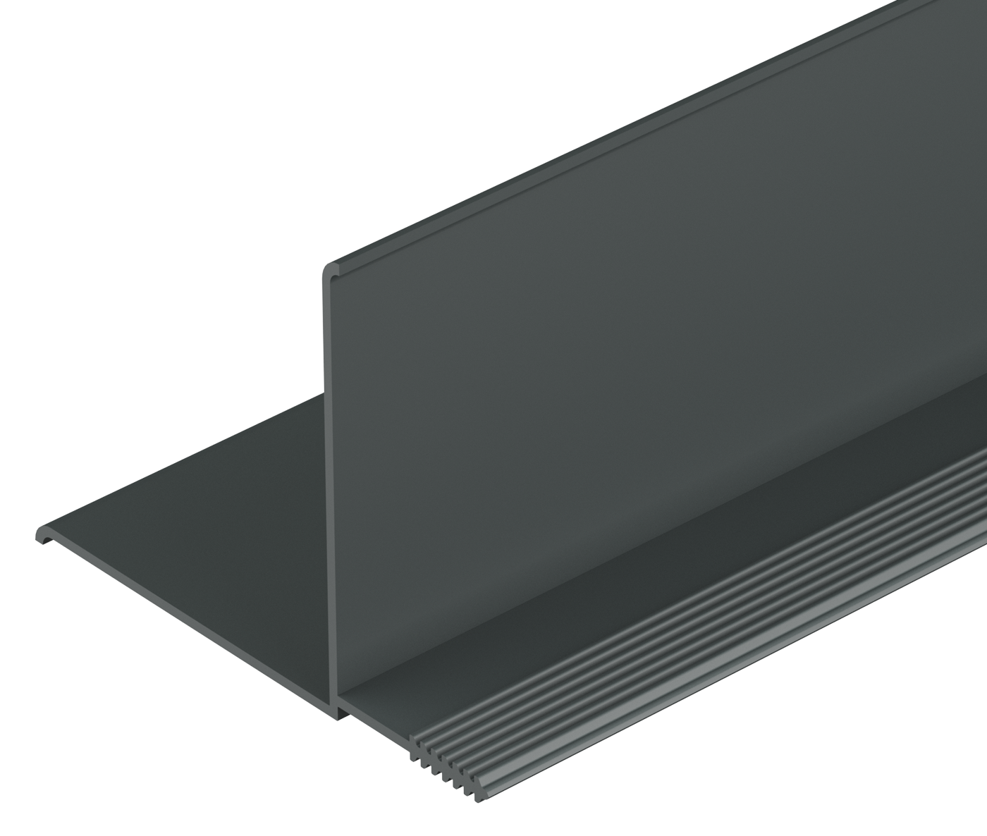 Виниловый сайдинг - Аксессуары - Универсальные аксессуары  30 мм - Фасадный внутренний угол - Фасадный внутренний угол Графитовый