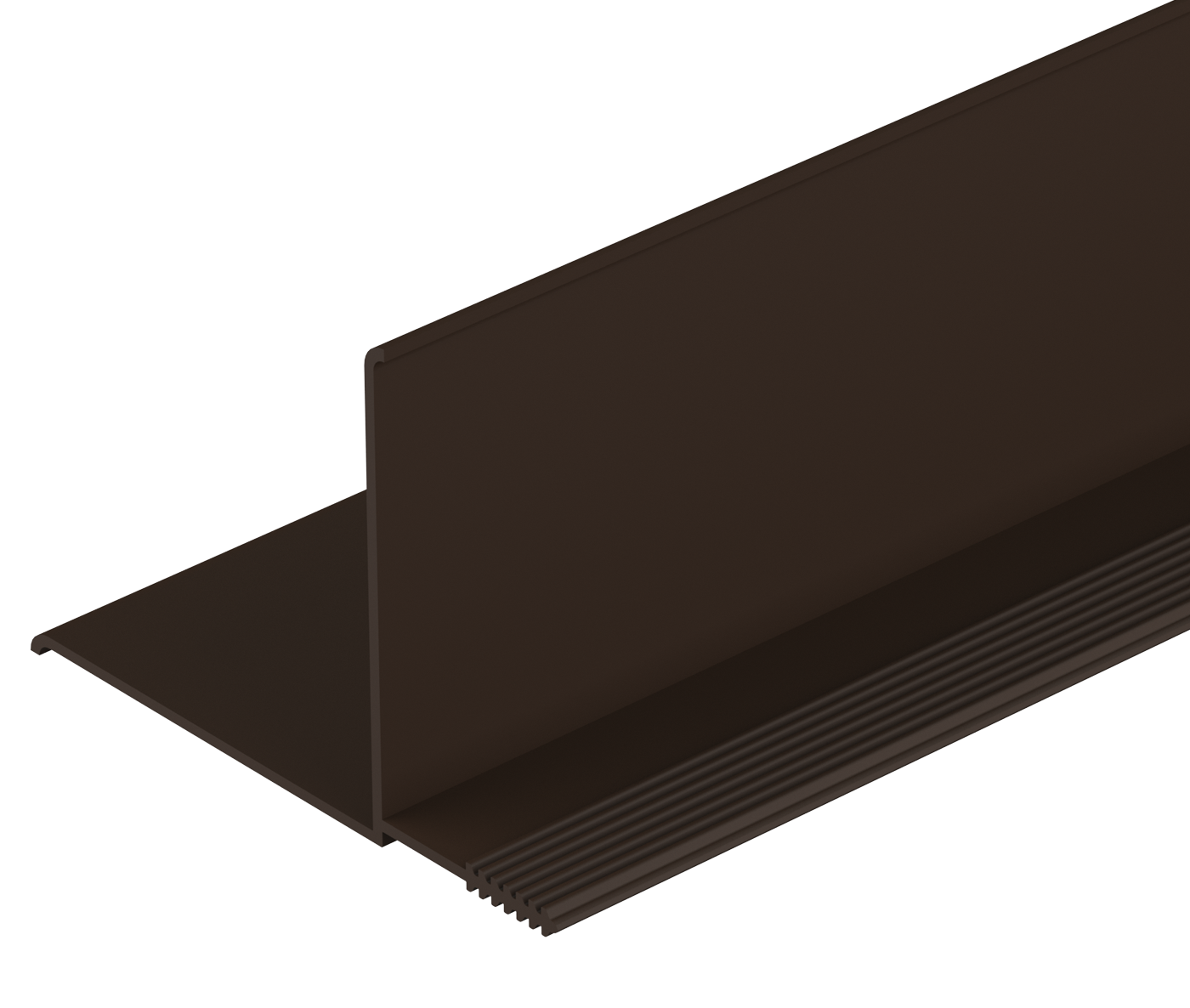 Виниловый сайдинг - Аксессуары - Универсальные аксессуары  30 мм - Фасадный внутренний угол - Фасадный внутренний угол Шоколадный
