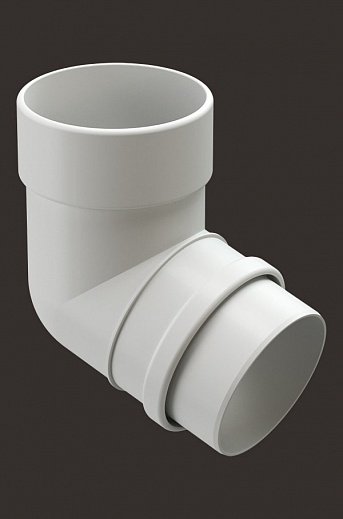 Pipe elbow 72˚, (RAL 9003)
