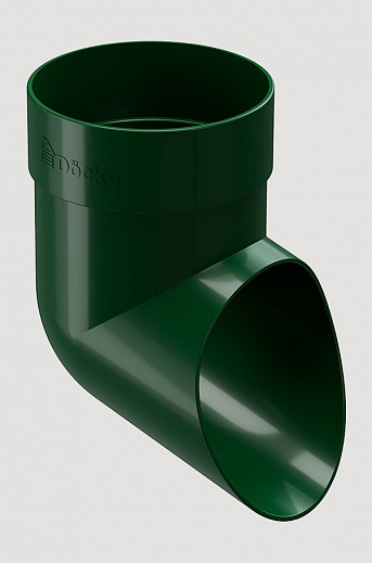 Down pipe shoe, (RAL 6005)