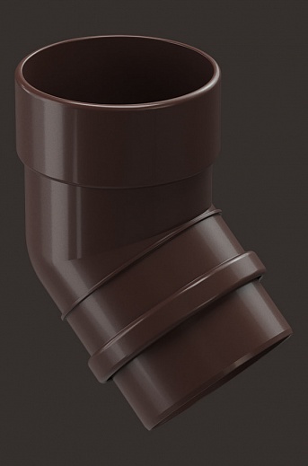 Pipe elbow 45˚, (RAL 8019)
