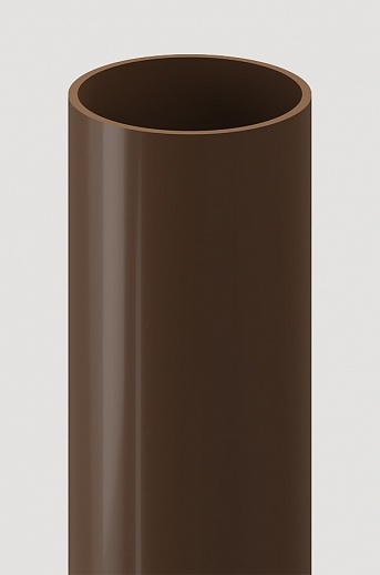 Труба водосточная, 2 м Светло-коричневый, (RAL 8019)